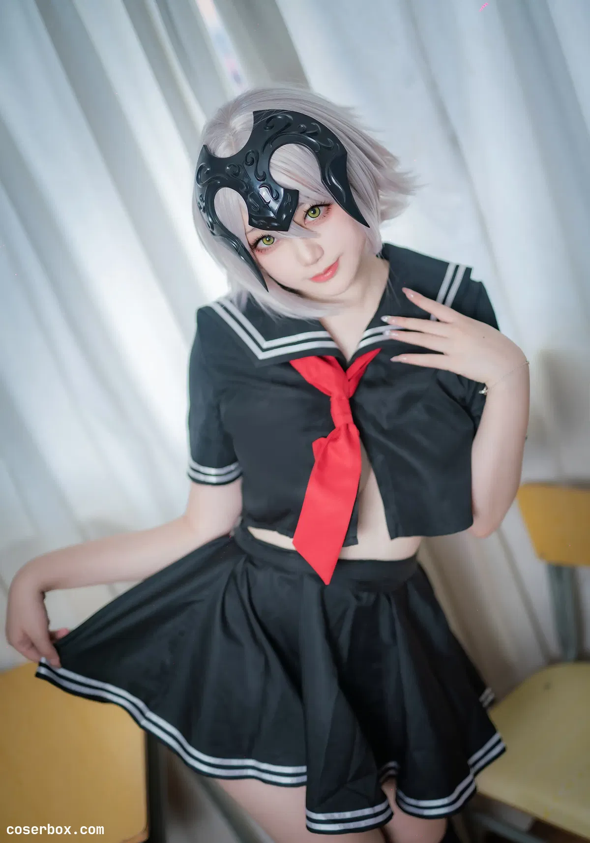 Halo_酱 2024.05.08 黑贞校服 - 2