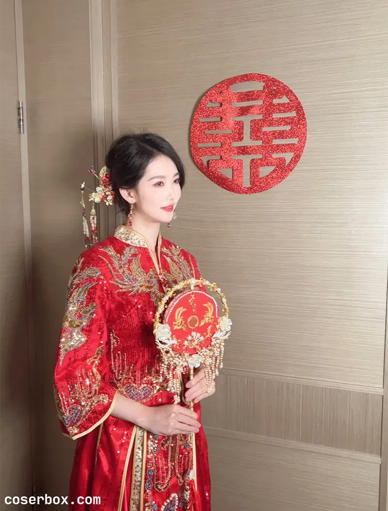 抖娘-利世 2024.05.09 内购私拍 伴郎新娘