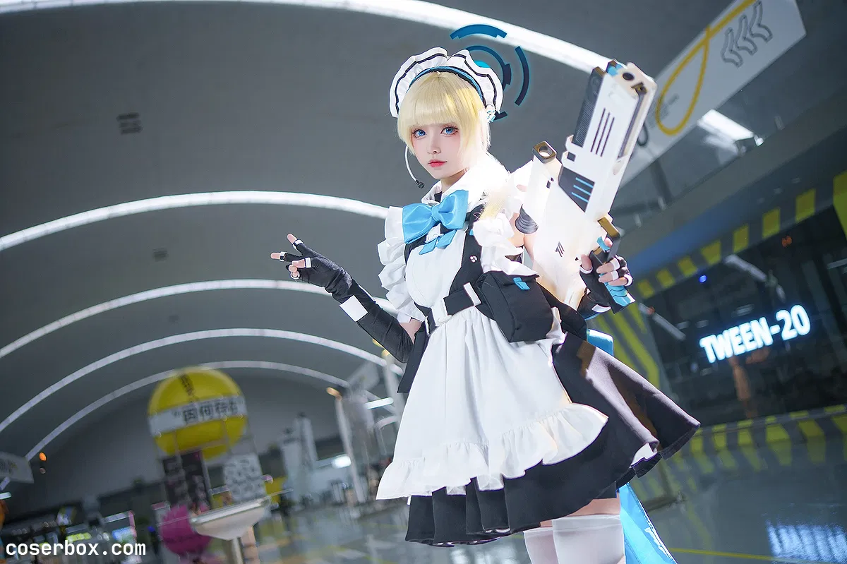 大大卷卷小卷 2024.05.23 碧蓝档案飞鸟马时 短女仆 - 1