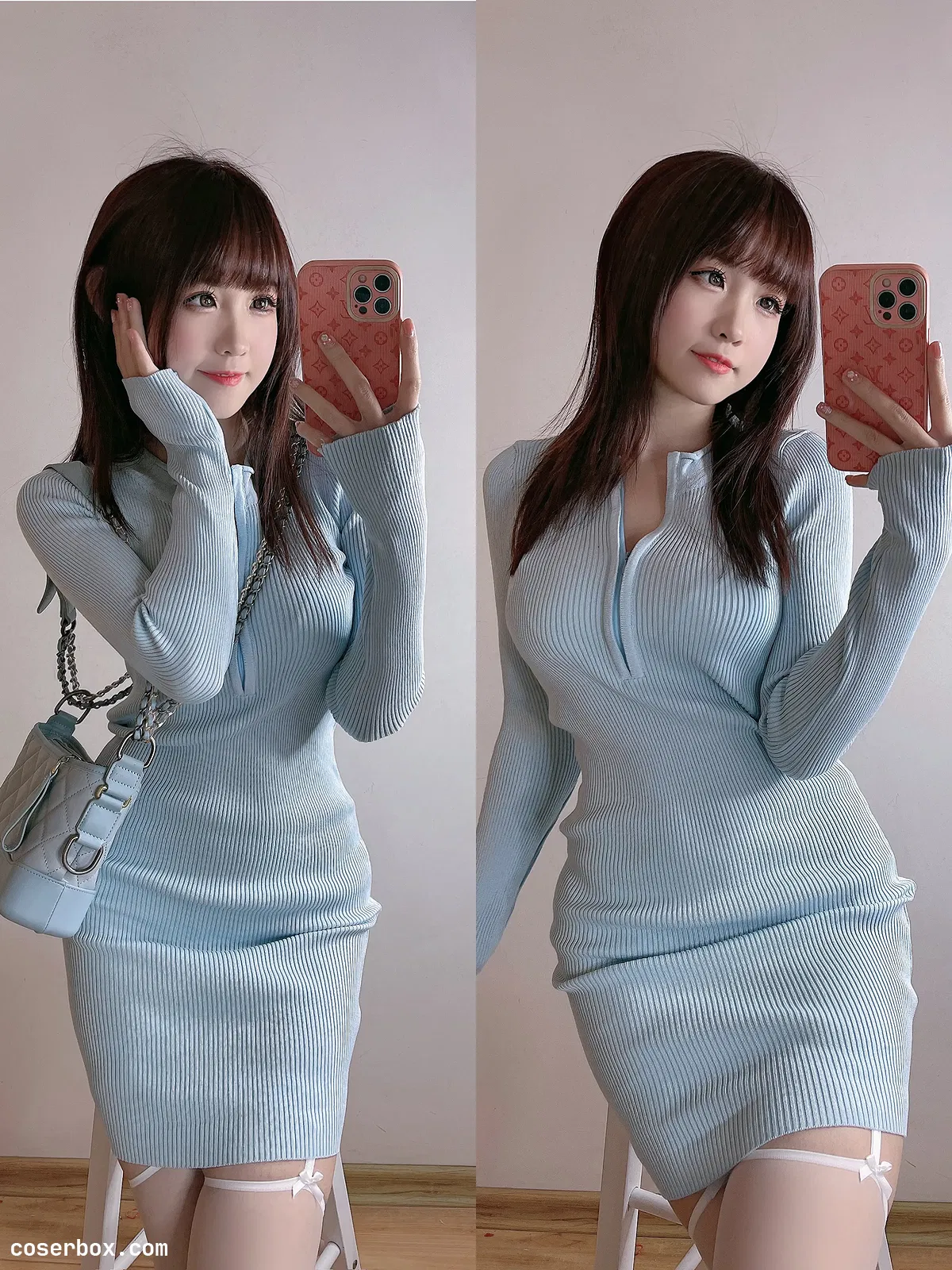 miko酱ww 2024.05.24 自拍系列mikoの白丝02 - 1