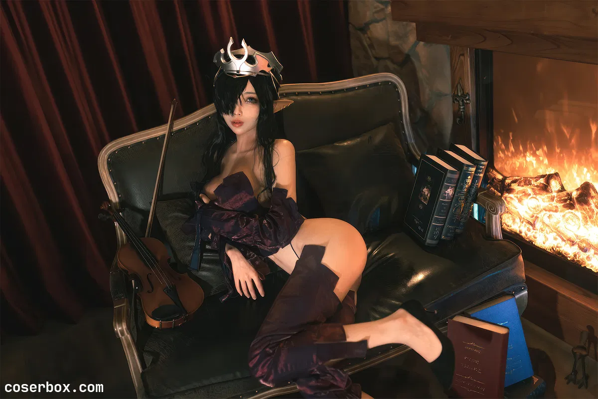 杏仁曲奇 2024.06.01 黑兽 精灵女王 - 1