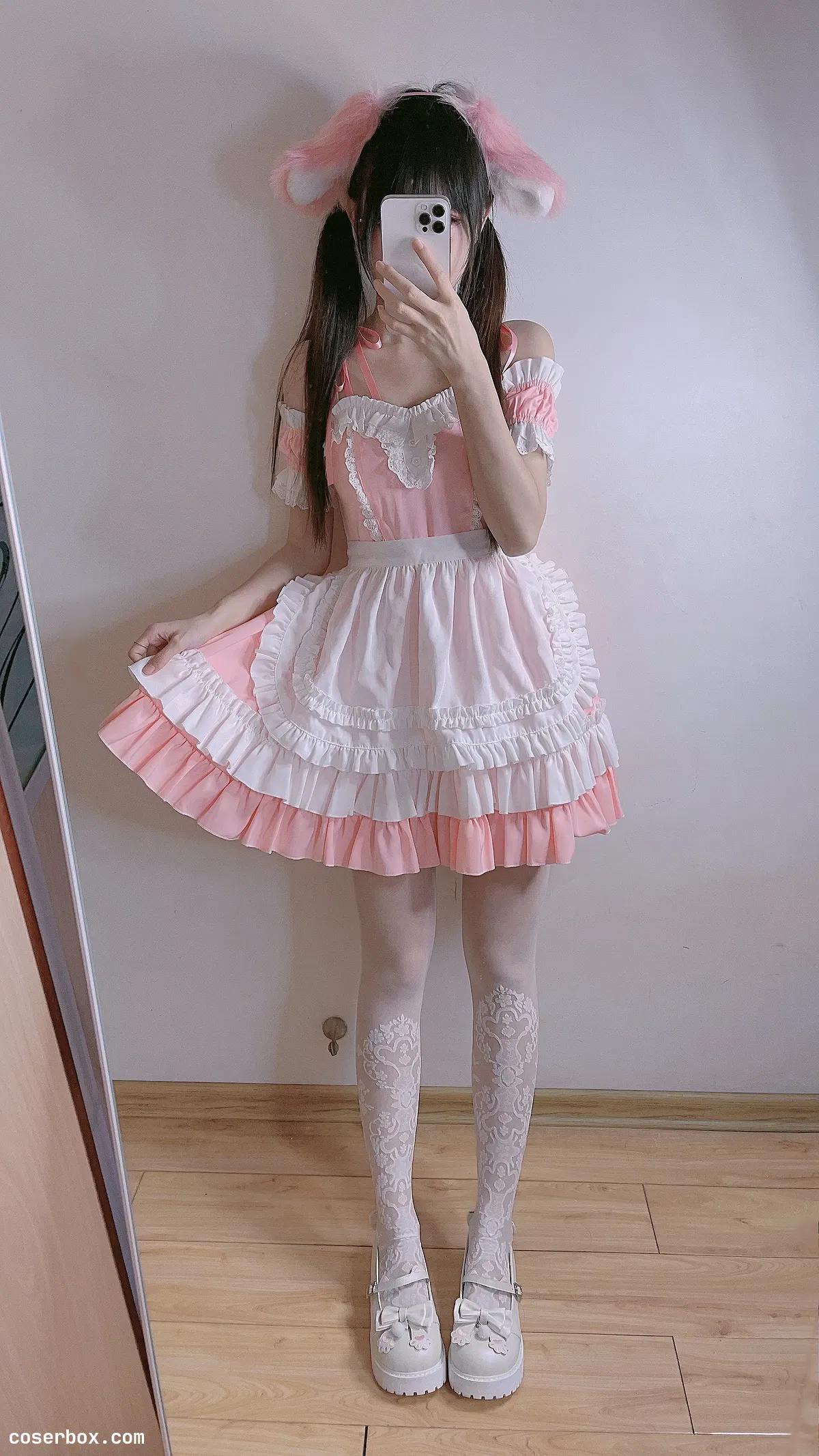 miko酱ww 2024.06.07 自拍系列mikoの白丝01 - 1