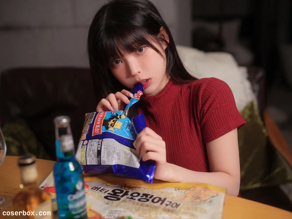 ARTGRAVIA 2024.06.19 Yudi 红色针织连体 - 1