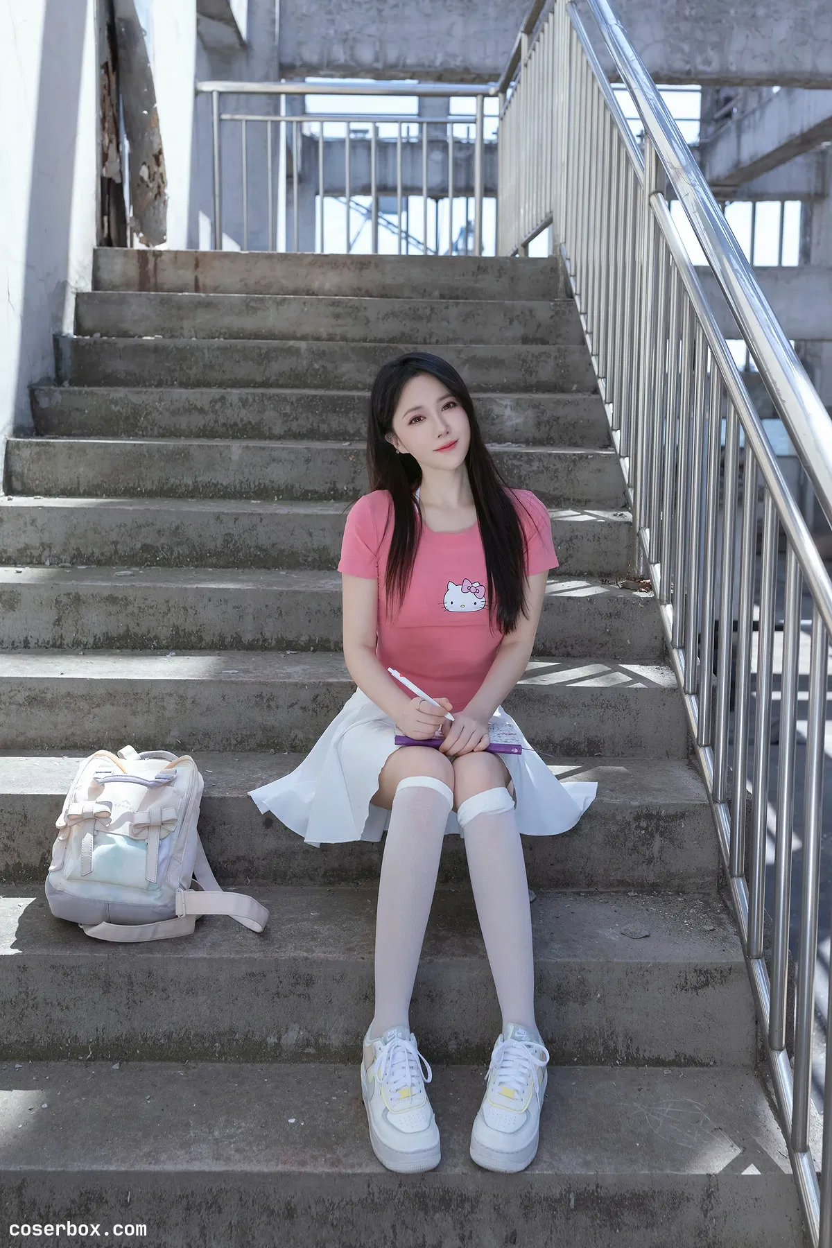 鱼子酱Fish 2024.07.02 内购私拍 天台少女 - 1