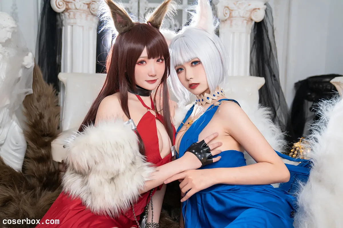 Momoko葵葵 2024.07.10 碧蓝航线赤城 – 加贺礼服 - 2