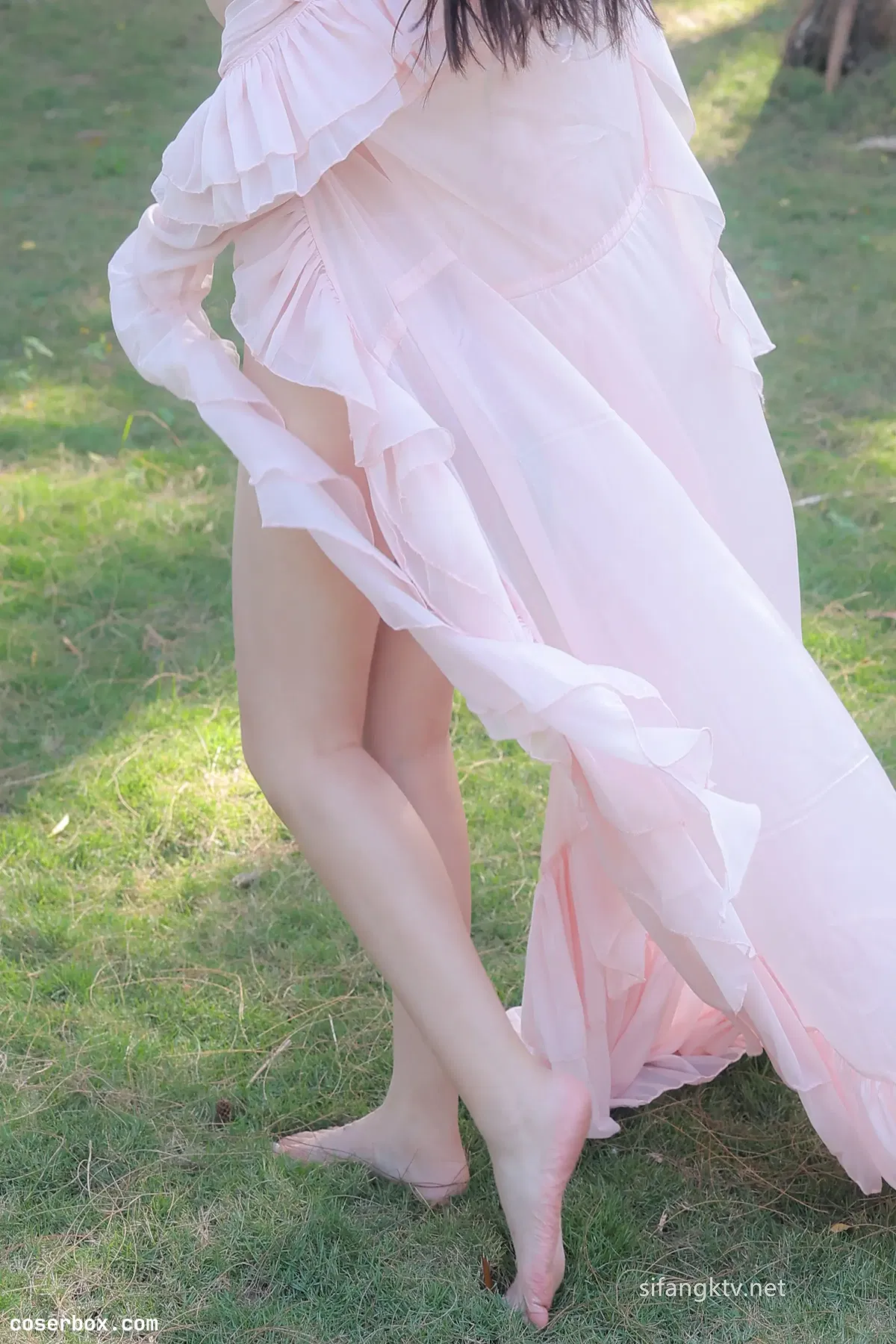 小薯条 2024.07.13 内部私购 粉色薄纱 - 2