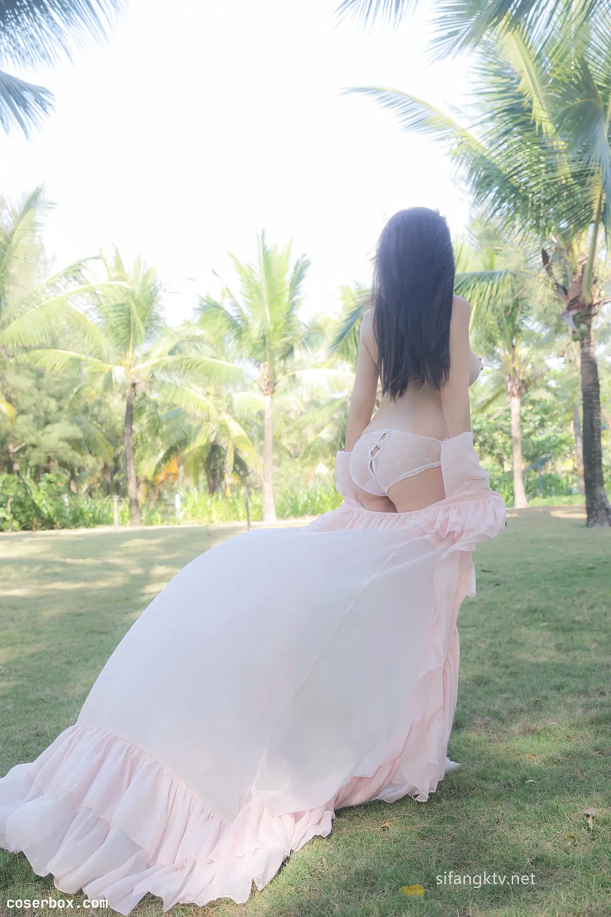 小薯条 2024.07.13 内部私购 粉色薄纱 - 1