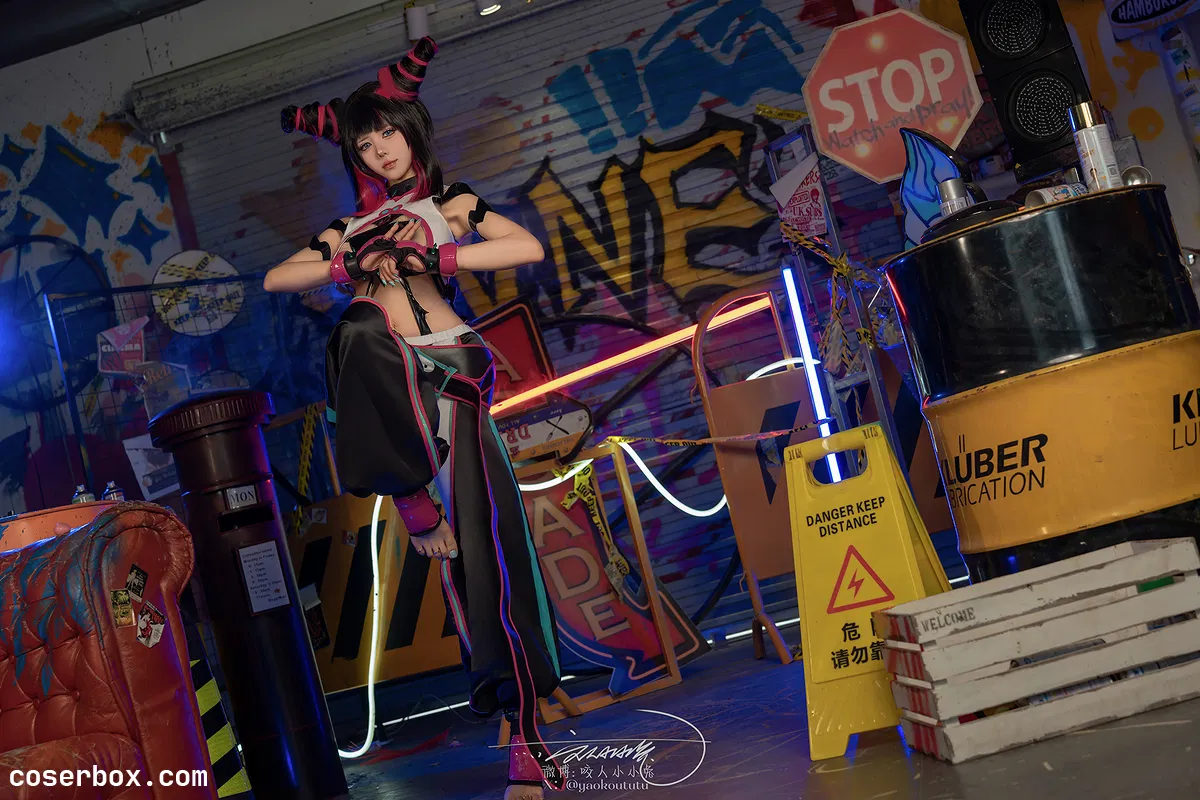 黏黏团子兔 2024.07.14 5月作品『街霸-韩蛛俐』 - 2