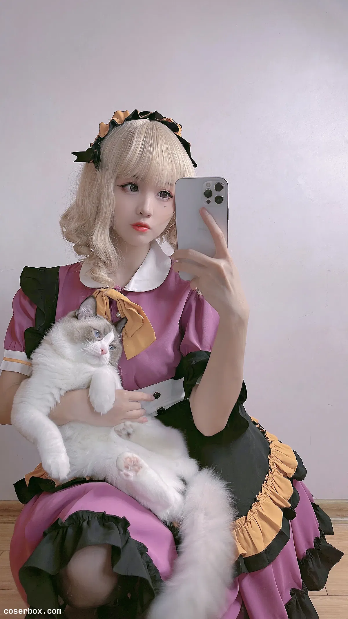 miko酱ww 2024.07.29 自拍系列 皮裙 万圣节 - 1