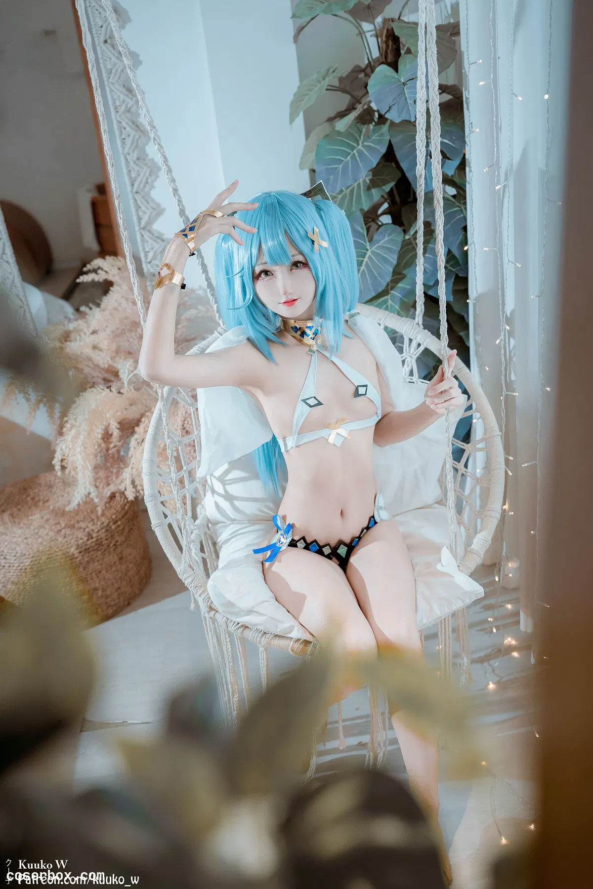 KuukoW 2024.09.18 Faruzan Lingerie 原神法露珊 - 2