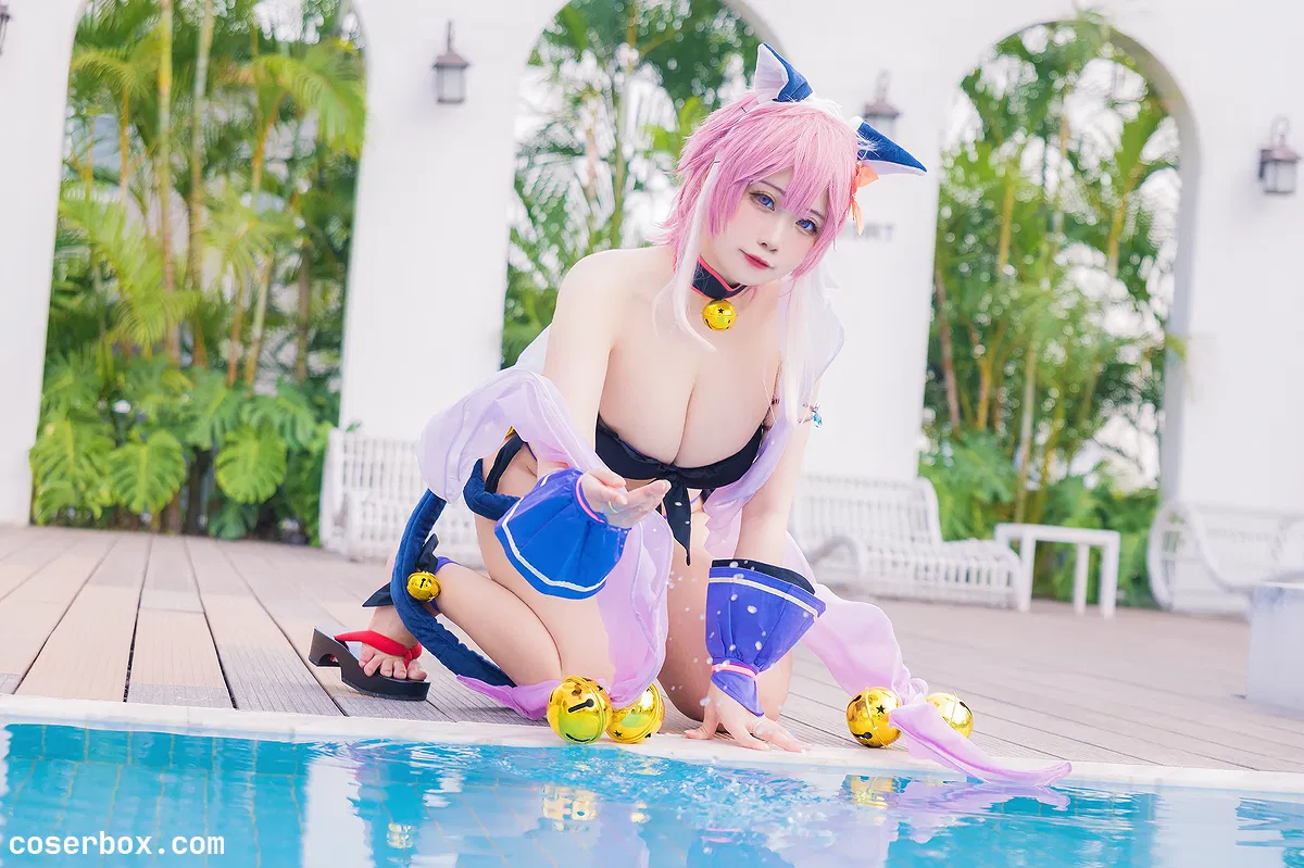 贞子蜜桃 2024.09.26 九月舰长 宮坂珠希泳装 - 1