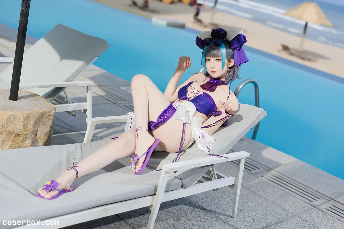 封疆疆v 2024.10.03 柴郡泳装 - 1