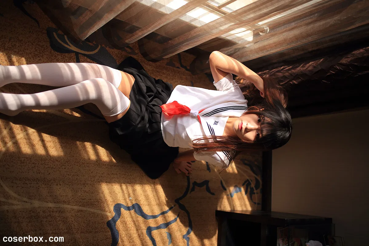 猫九酱Sakura 2024.10.25 JK水手服 未修图 - 2