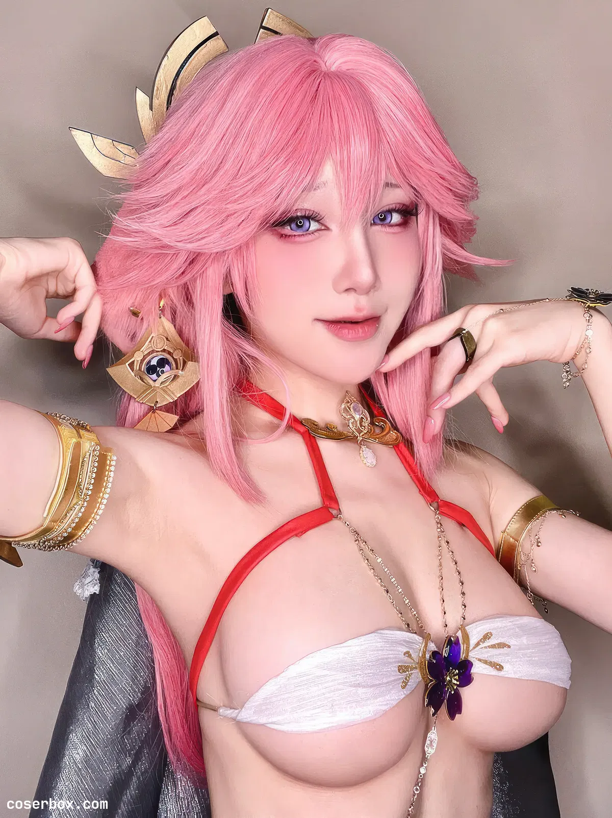 水淼aqua 2024.11.01 八重神子 舞娘 - 1