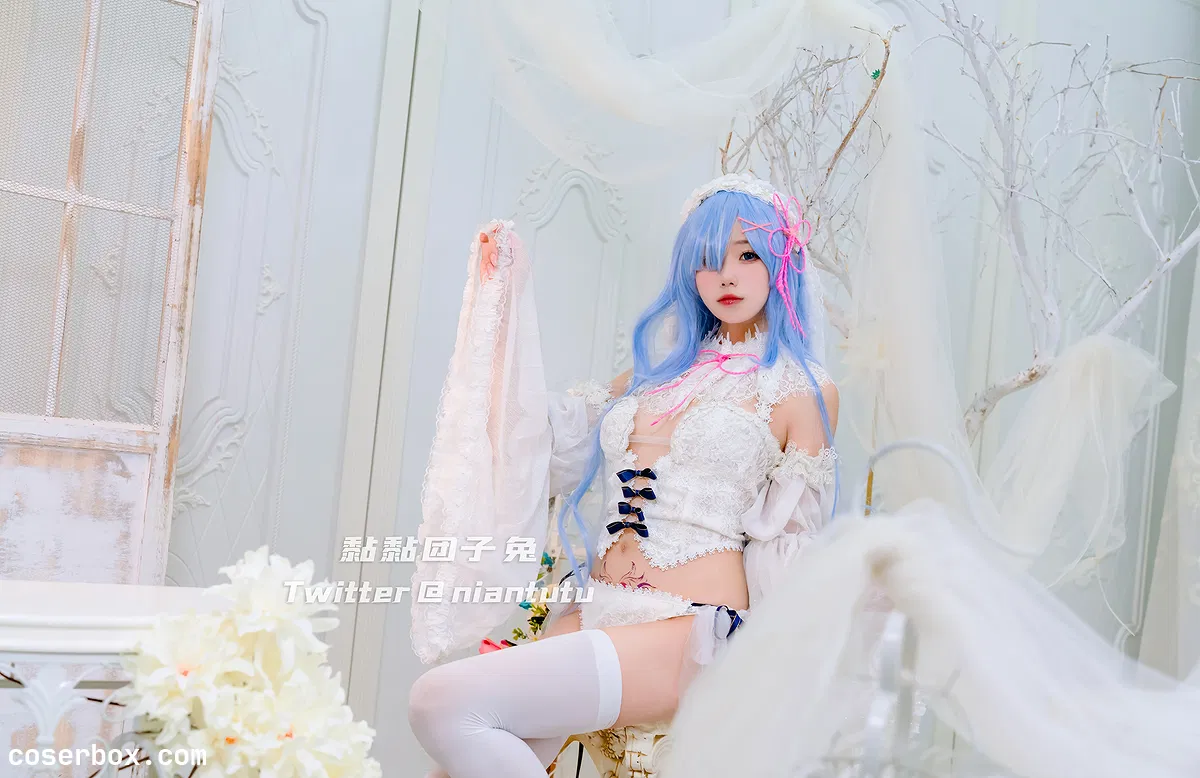 黏黏团子兔(咬一口兔娘) 2024.11.18 蕾姆 清新版 - 2