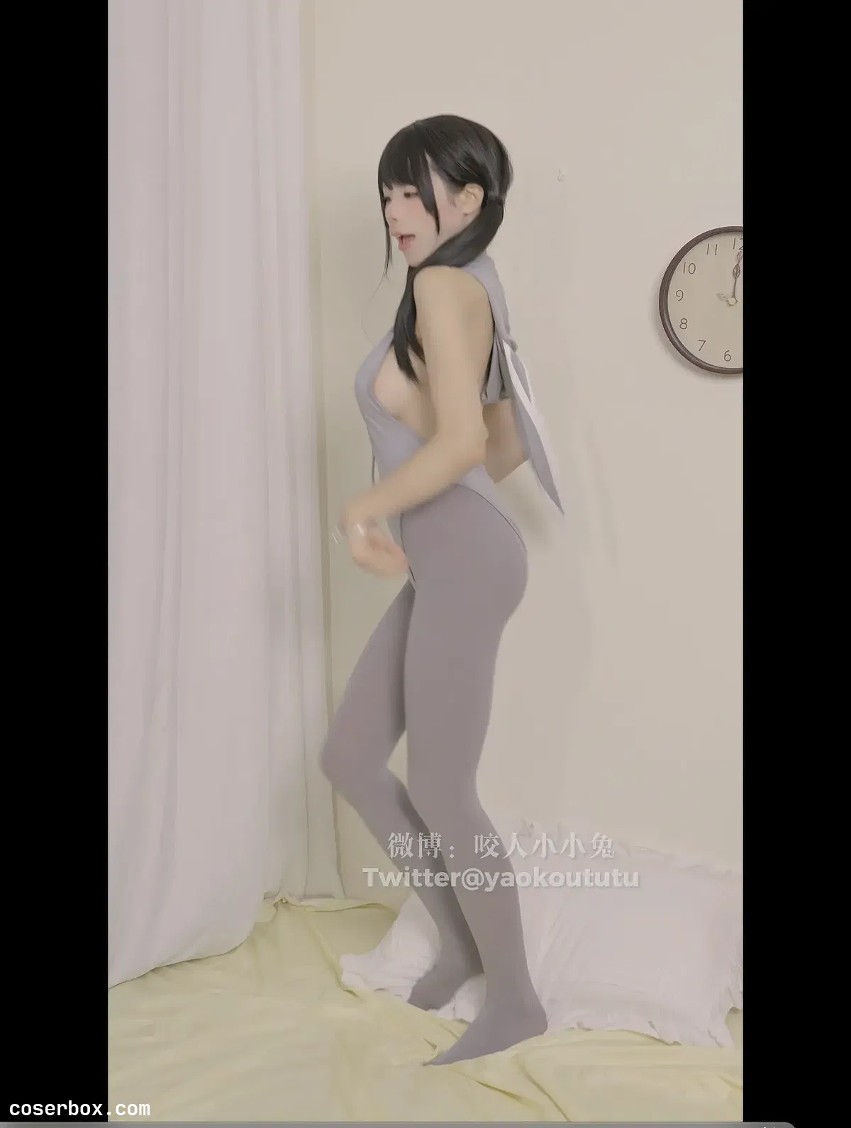 黏黏团子兔(咬一口兔娘) 2024.11.21 十二月月票专属舞蹈『No No No』 - 1