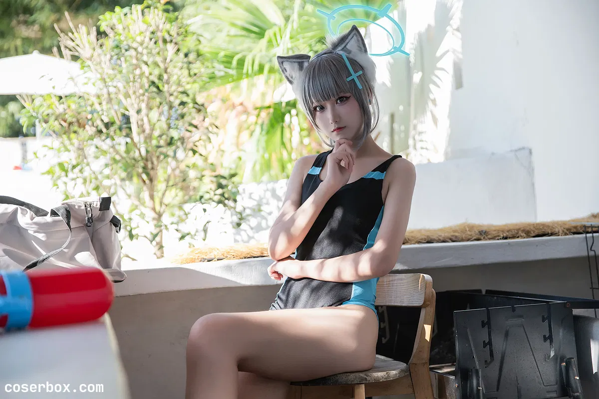 lunananya娜酱 2024.11.28 砂狼白子 泳装 - 2