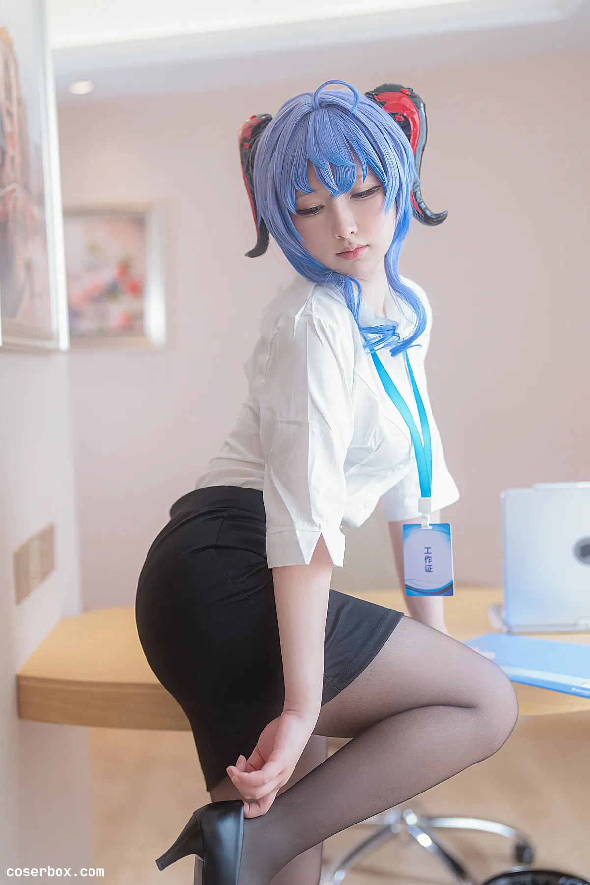 樱梨梨 2024.12.08 甘雨小秘书 - 1