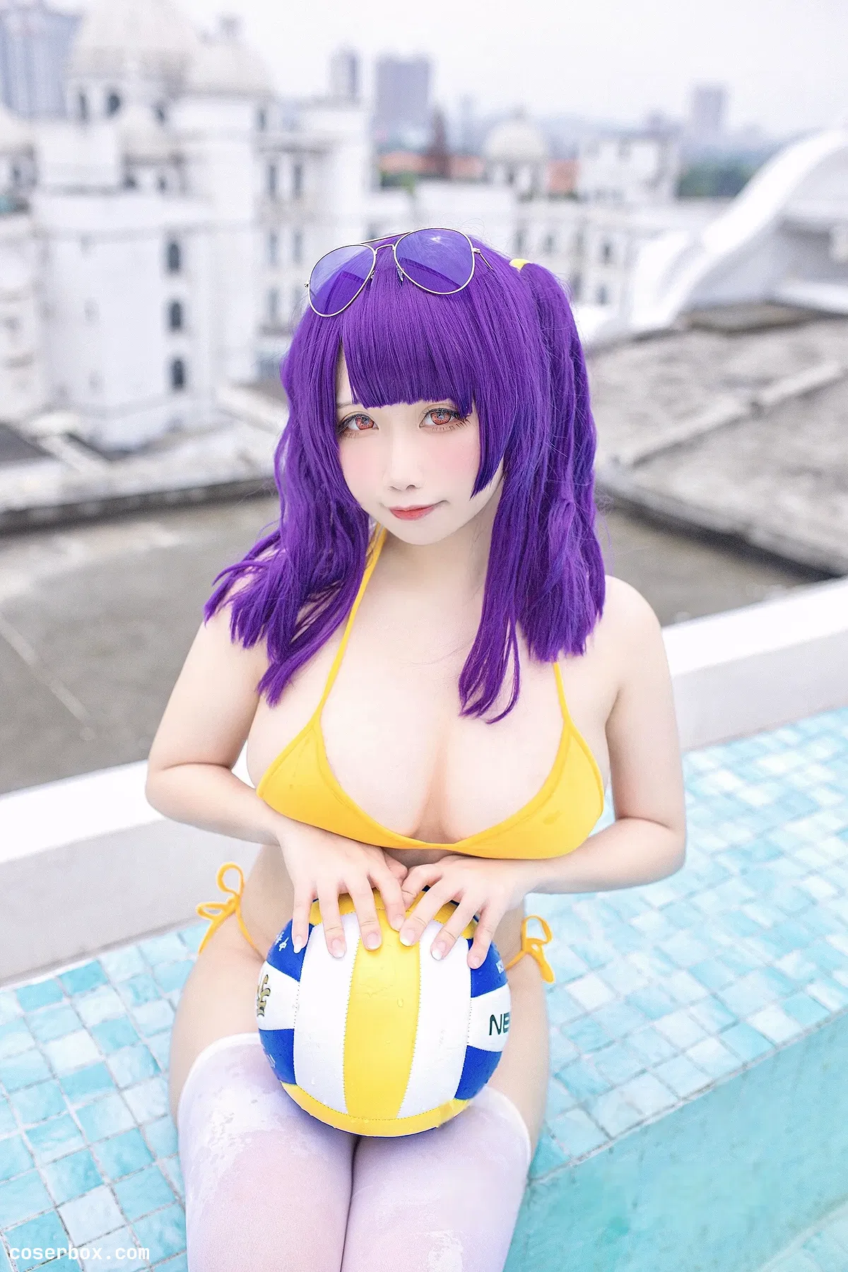 贞子蜜桃 2025.01.10 碧蓝航线 波拉泳装 - 1