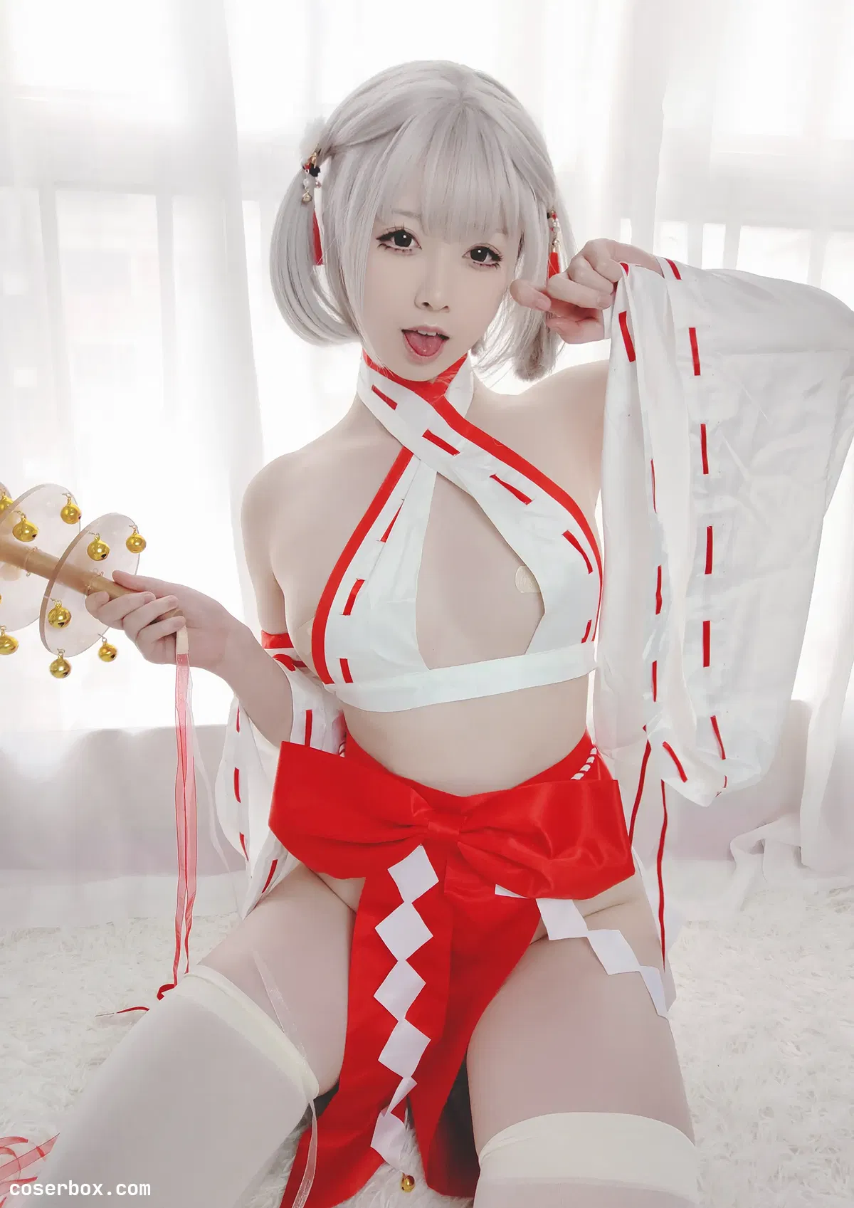 朝雾爱 2025.01.21 巫女服自拍 - 2