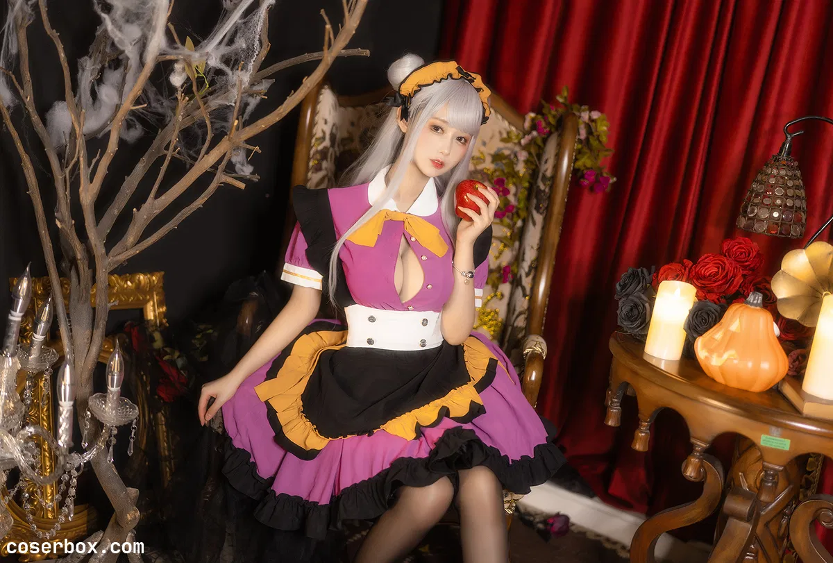 羽生三未 2025.02.03 万圣黑丝女仆 - 1