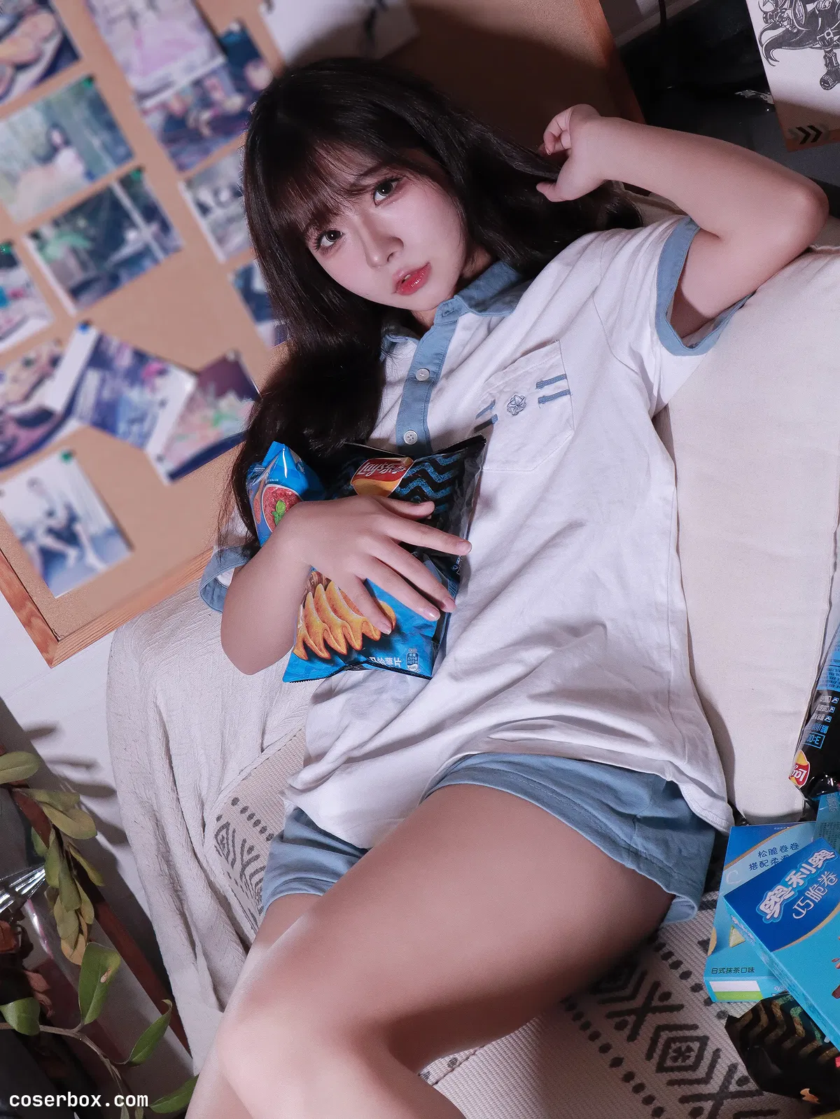 yuuhui玉汇 2025.02.11 蓝白条少女 - 2