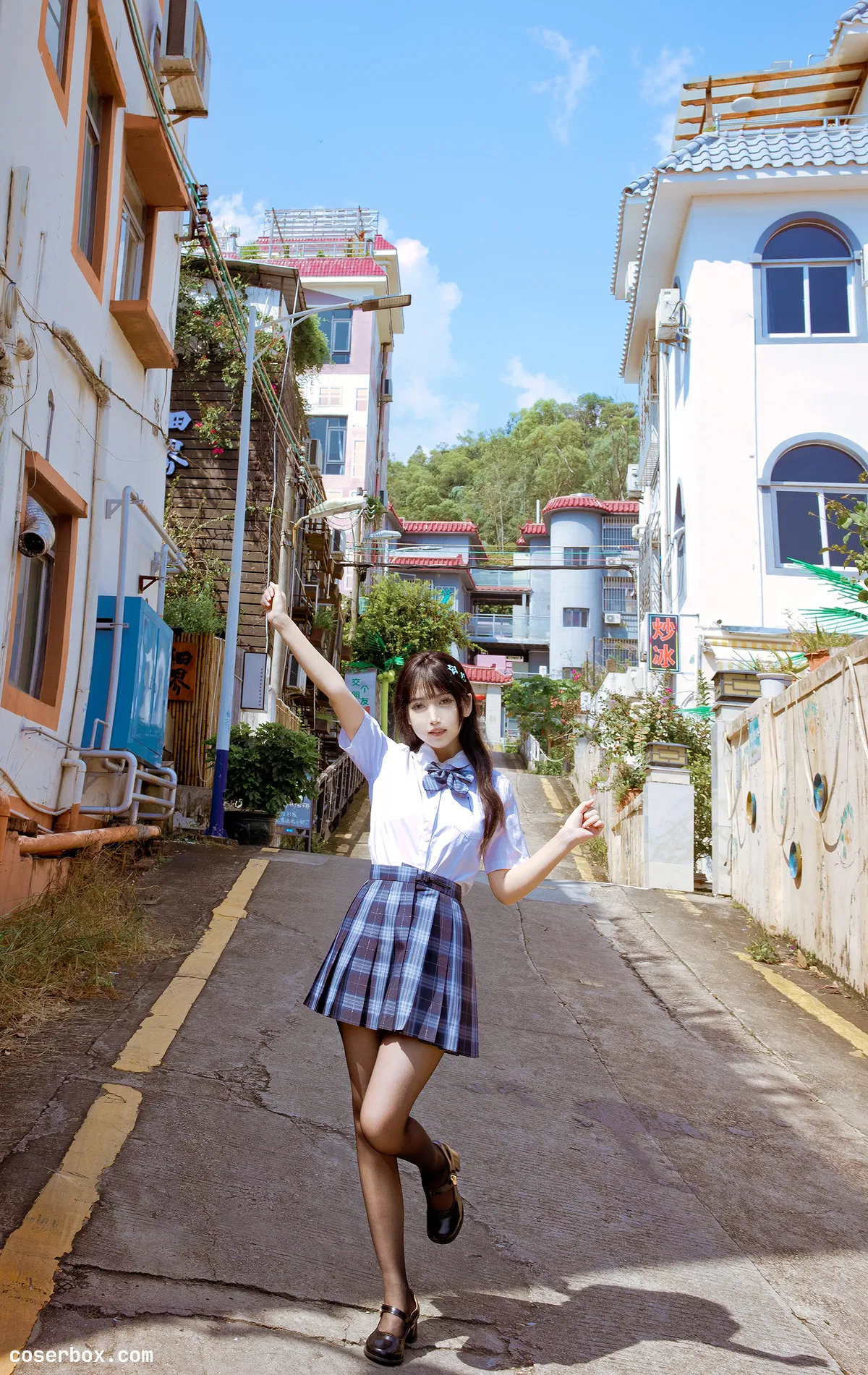 不呆猫 2025.02.14 泳衣jk学妹（免 115 下载） - 1