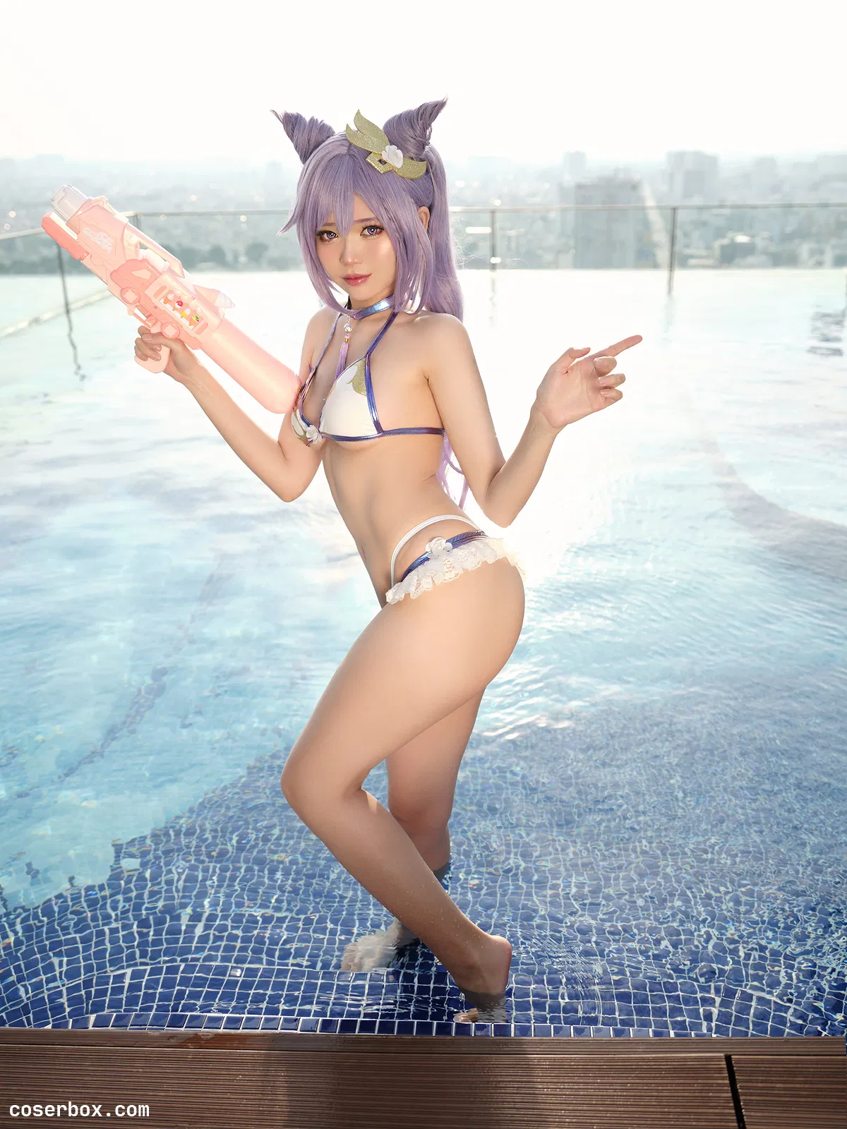 ZinieQ 2025.02.21 Keqing Bikini 刻晴 比基尼 - 2