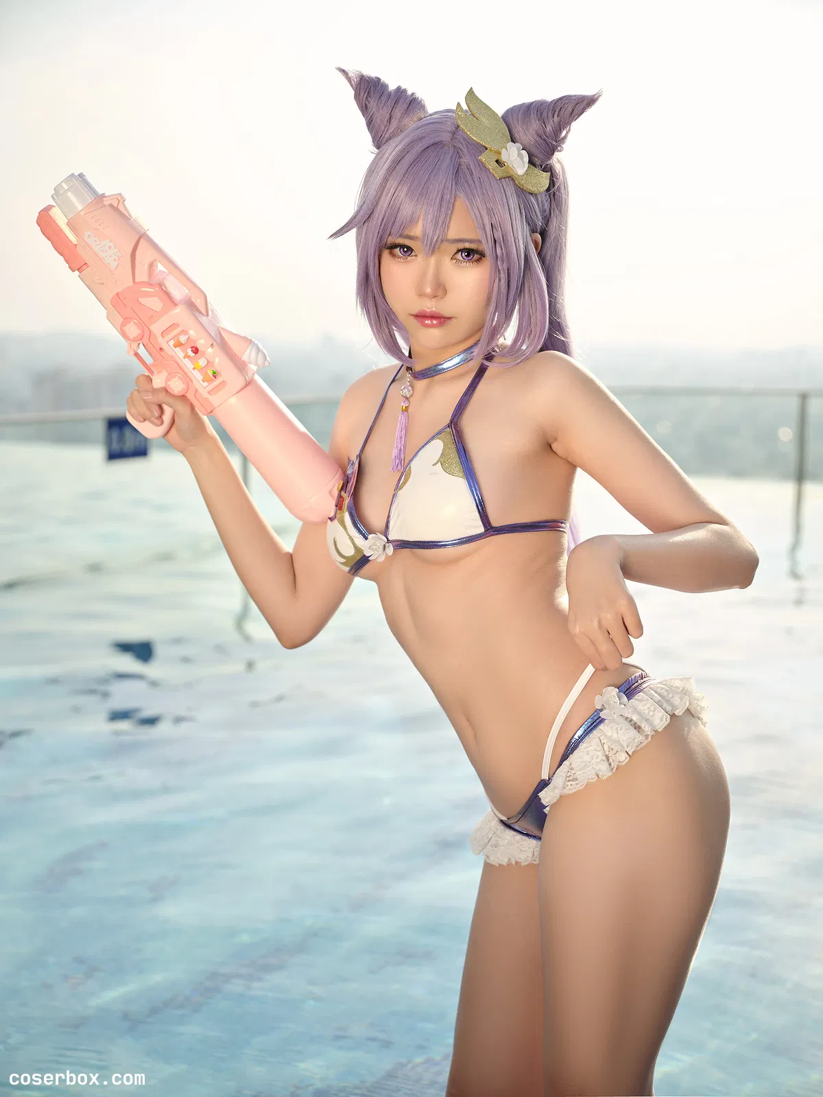 ZinieQ 2025.02.21 Keqing Bikini 刻晴 比基尼 - 1