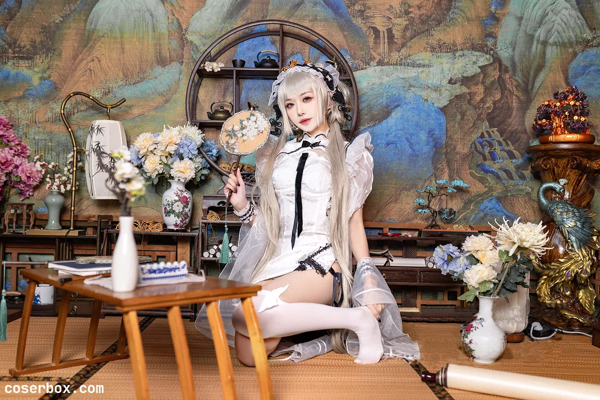 源纱希喵喵喵2025.02.23 碧蓝航线 可畏 旗袍（直链下载） - 1