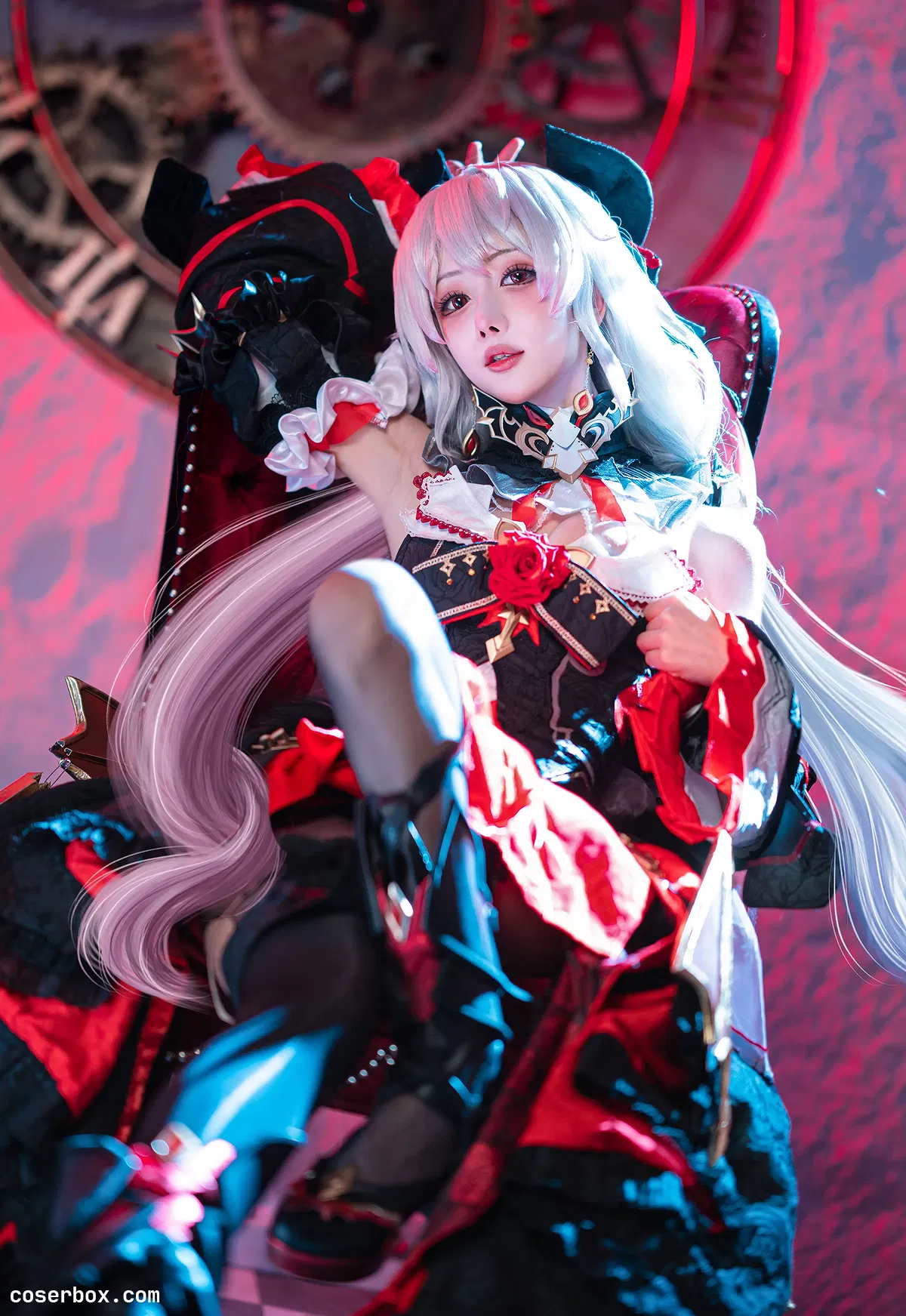 紫氯氯 2025.03.25 月下誓约德丽莎cos - 1