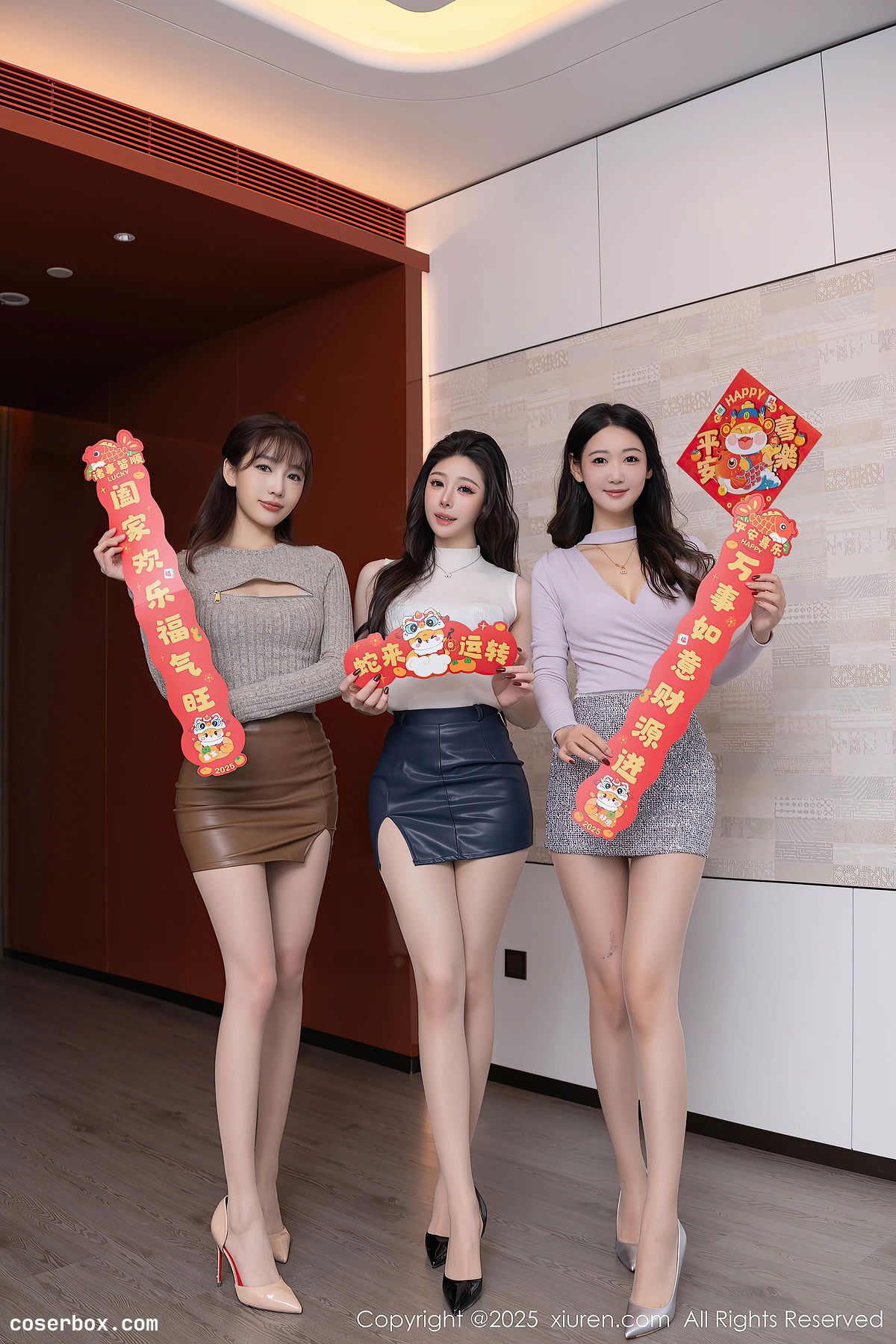 XiuRen秀人网 2025.01.26 NO.9832 模特合集 陆萱萱 唐安琪 小逗逗 [79P 862MB] - 1