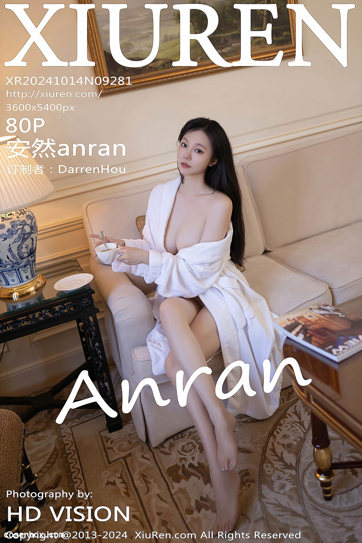 XiuRen秀人网 2024.10.14 NO.9281 安然anran [81P 765MB] - 1