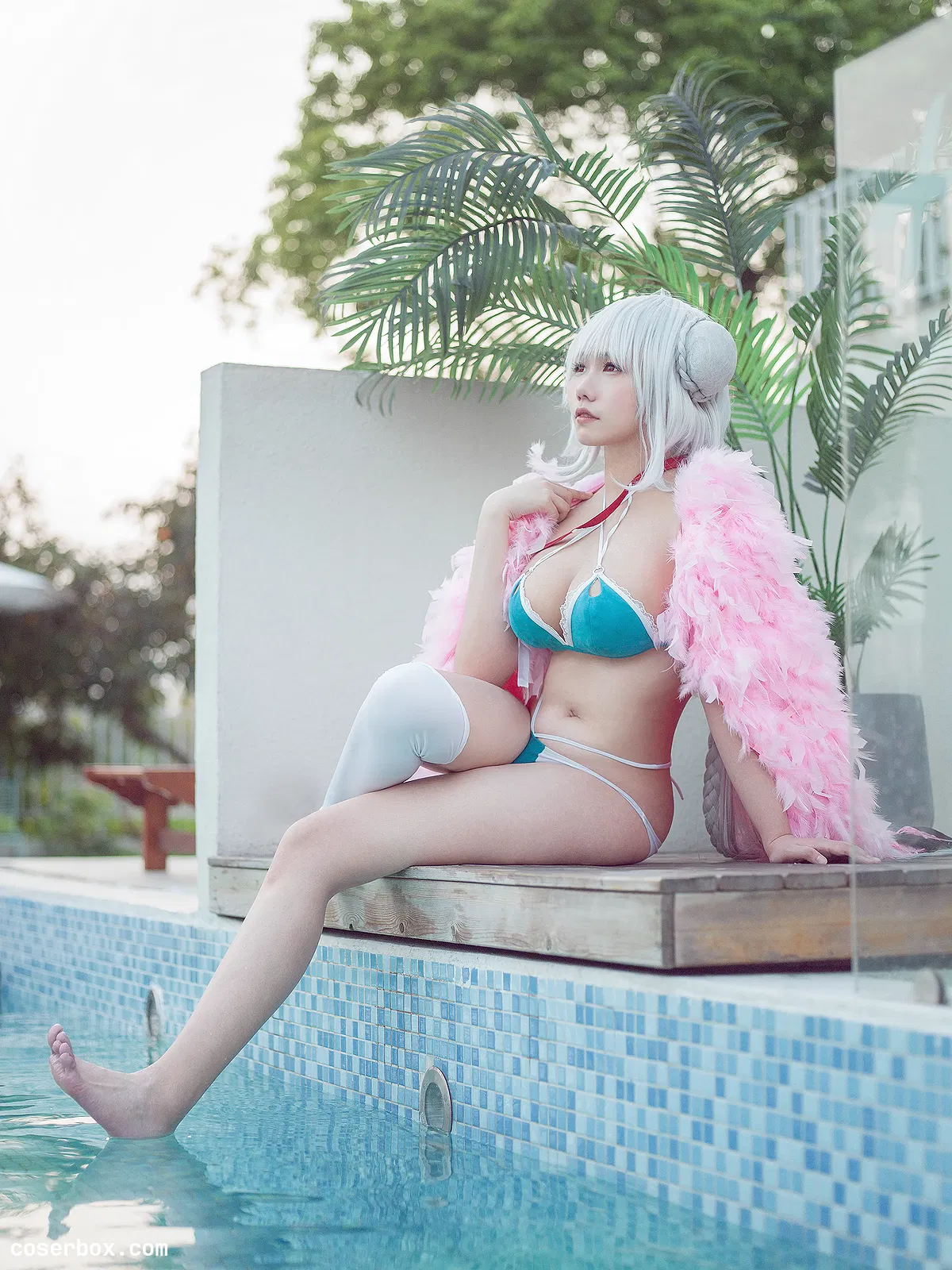 麻花麻花酱 2025.04.05 可畏泳装+女仆 - 1