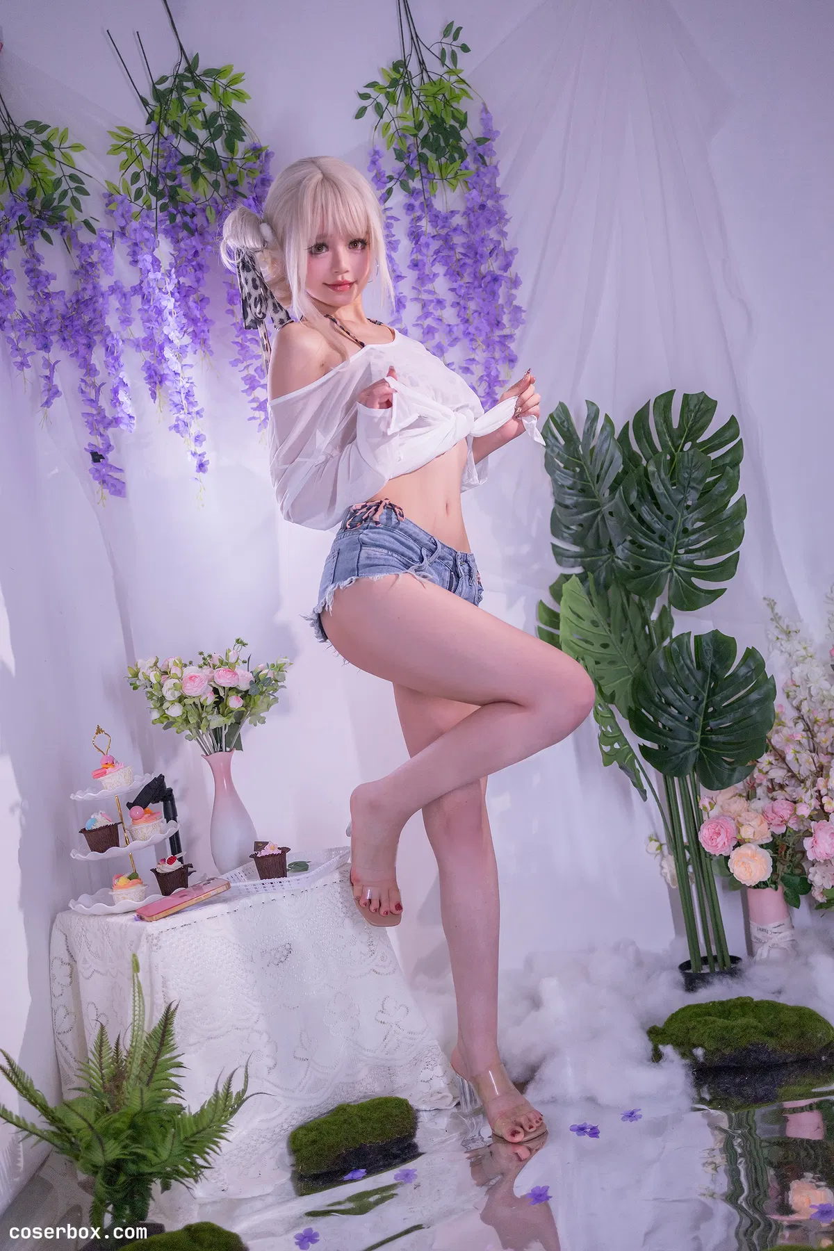 星黛鹿鹿 2025.04.29 罩纱豹纹泳装 - 2