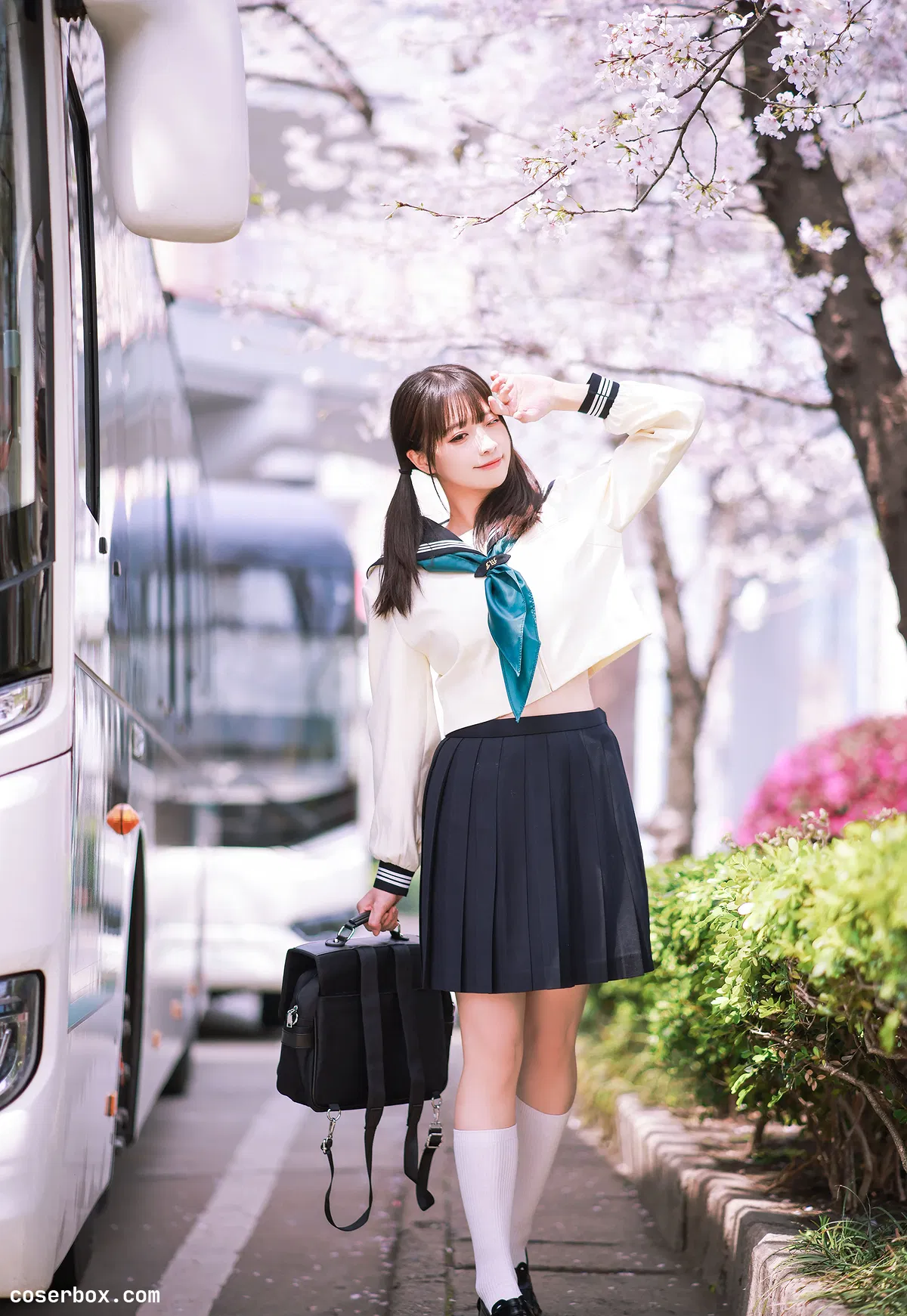 贤儿sherry 2025.04.28 樱花绽放 JK水手服 - 2