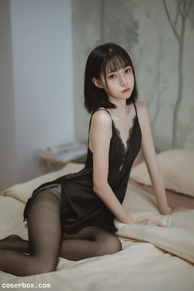 许岚LAN 2025.05.20 黑色蕾丝睡衣