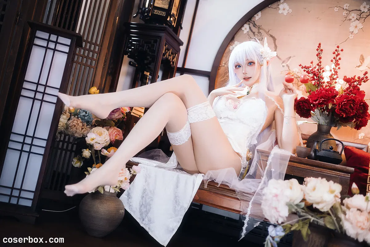 瓜希酱 2025.05.31 阿尔比恩旗袍 - 1