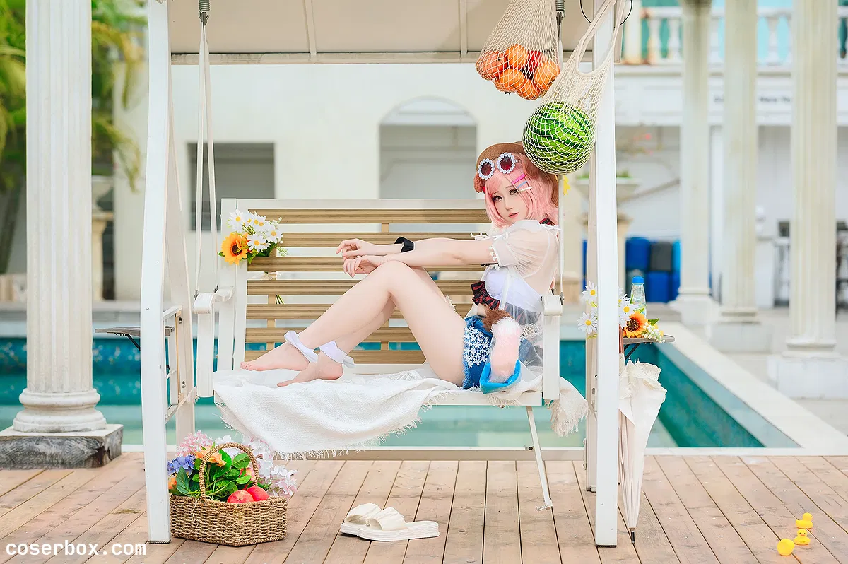 焖焖碳 2025.06.03 明日方舟 澄闪泳装 - 2