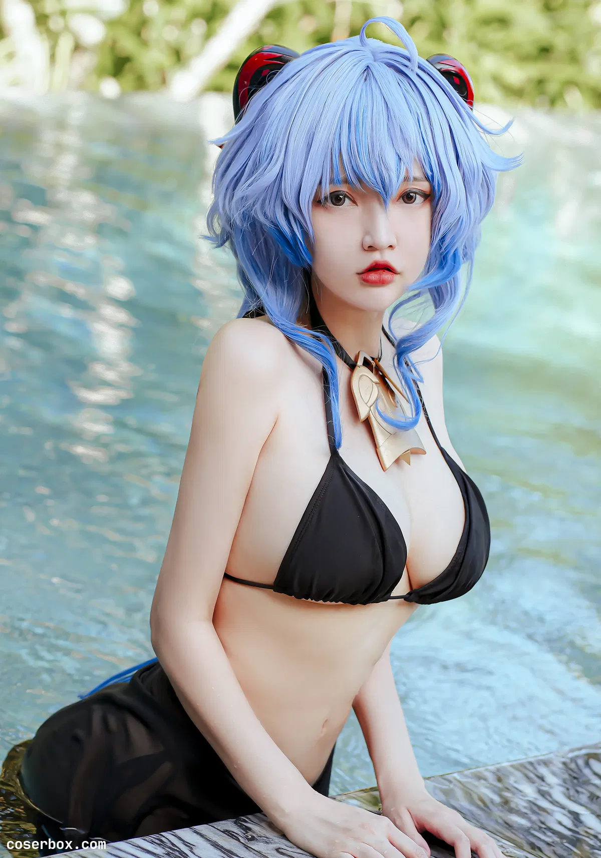 Potato Godzilla 2025.08.20 Ganyu Bikini 甘雨比基尼 清新版 - 2