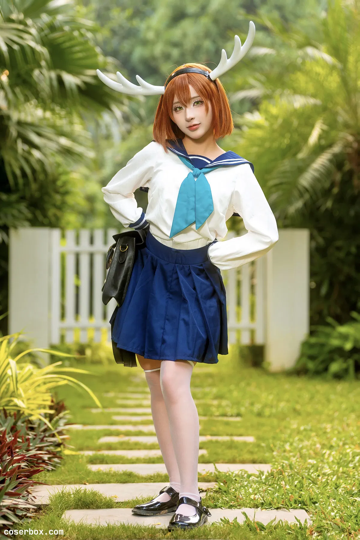 Meiilyn 2025.08.20 My Deer Friend Nokotan 鹿乃子乃子虎视眈眈 - 2