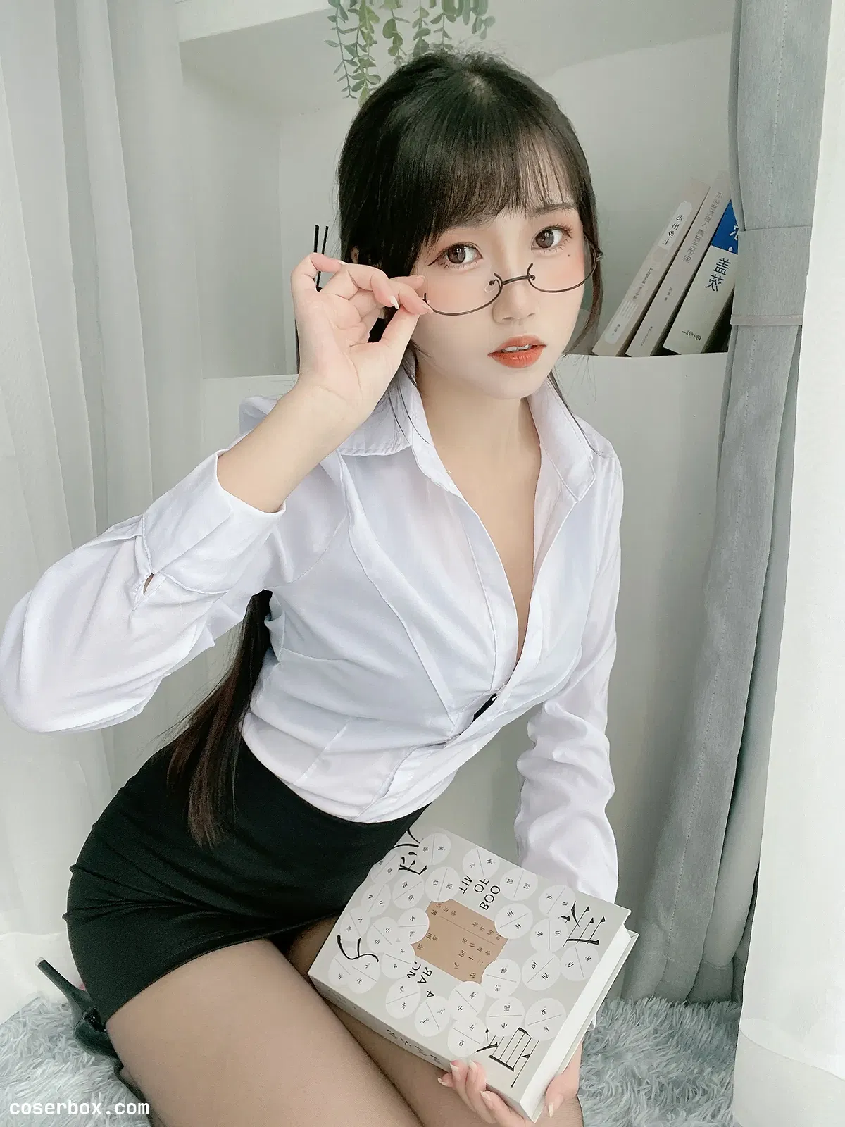 不呆猫 2025.08.27 黑丝包臀OL - 1