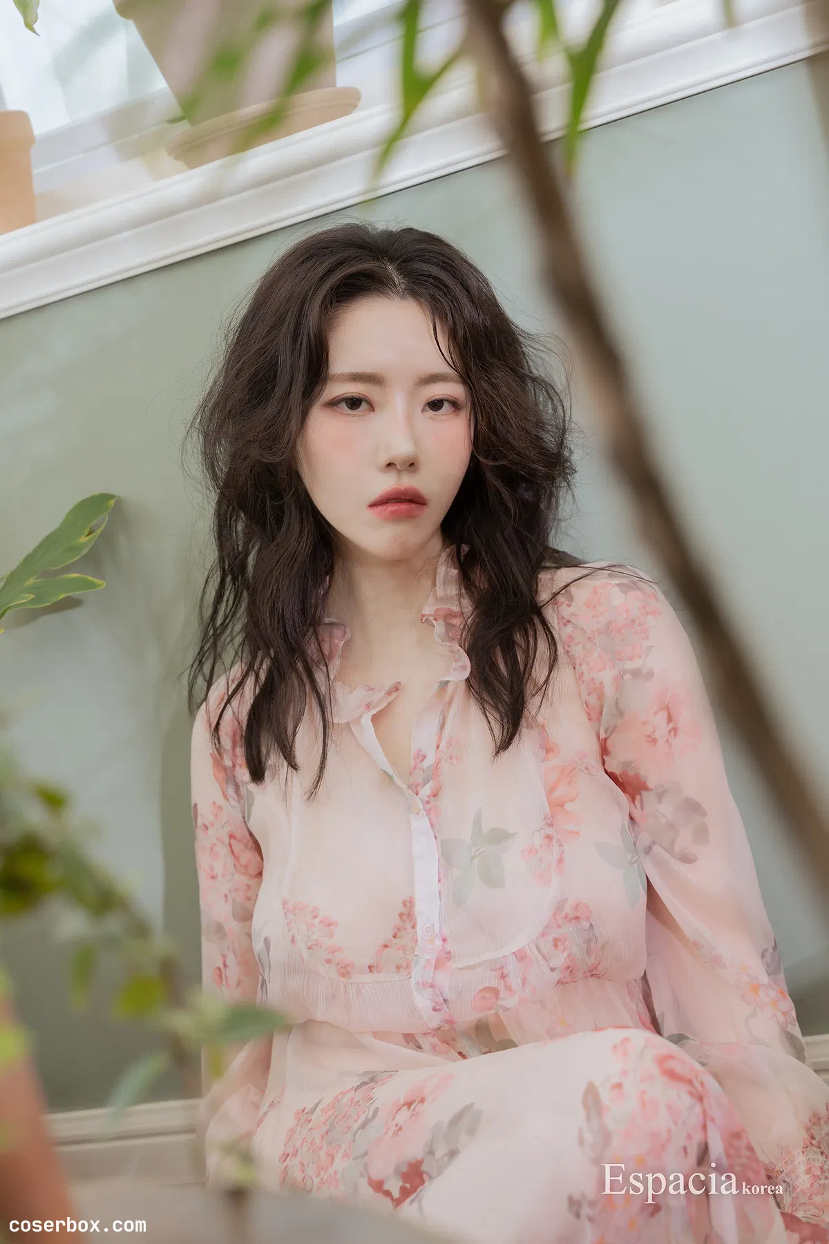 Espacia Korea 2025.09.01 EHC#149 YUA 粉色碎花裙 - 2