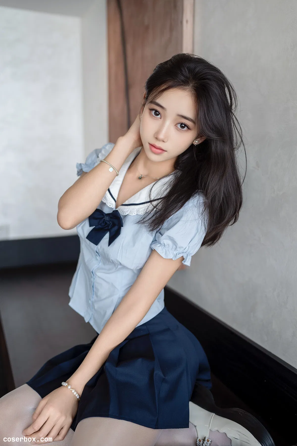 时安安 2025.09.06 内购私拍 学妹白丝 - 1