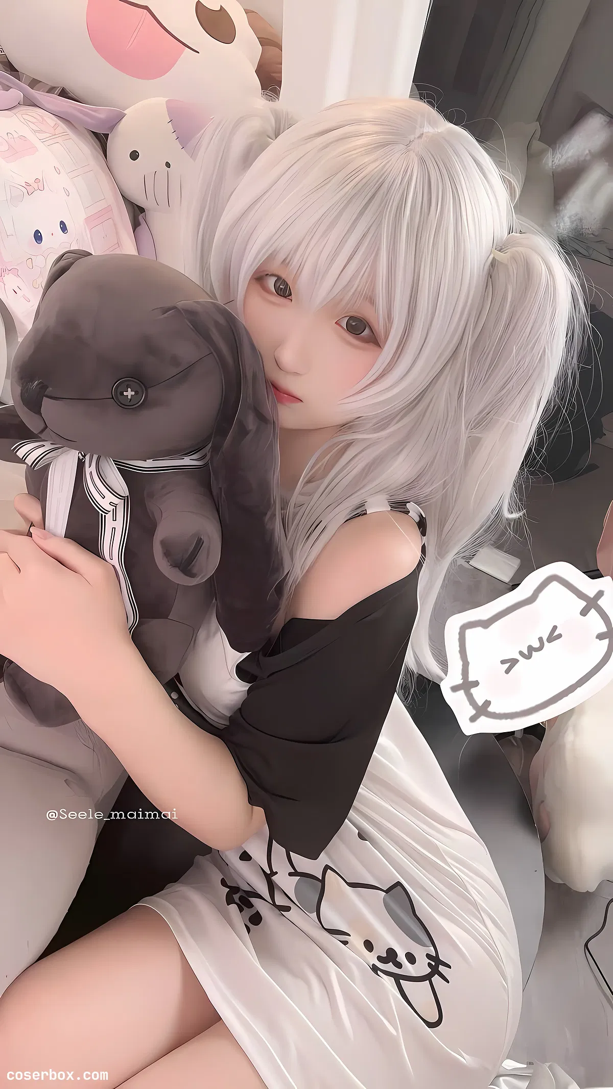 Seele麦麦 2025.09.15 白色双马尾 - 2