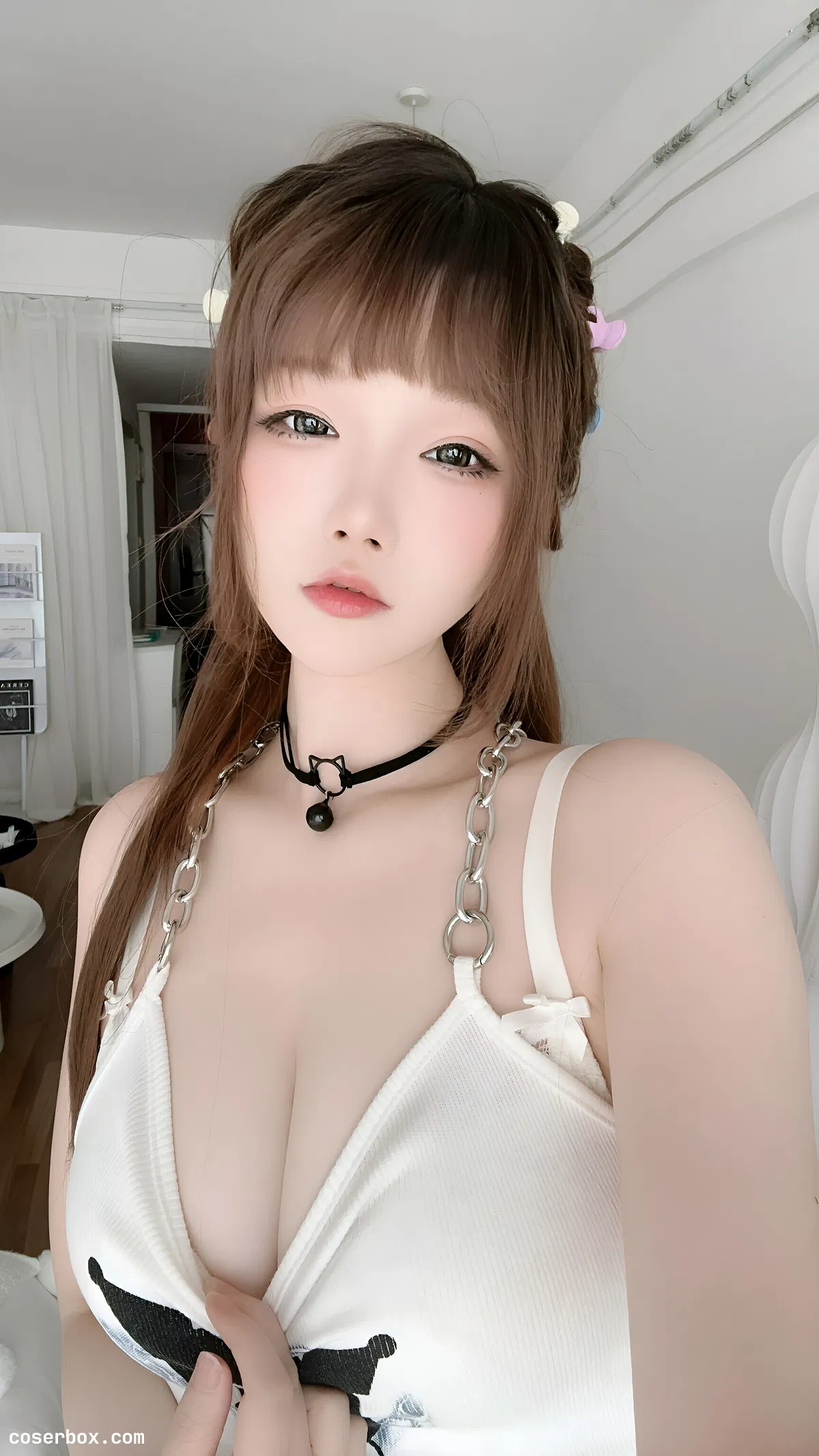 雪晴Astra 2025.09.09 牛仔短裤 - 1