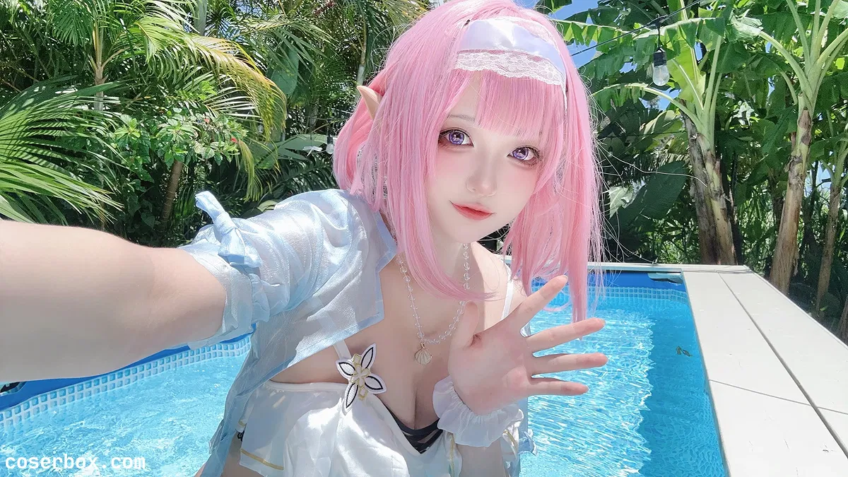 Yuki亭 2025.09.15 24冲绳夏日自拍册 爱莉希雅