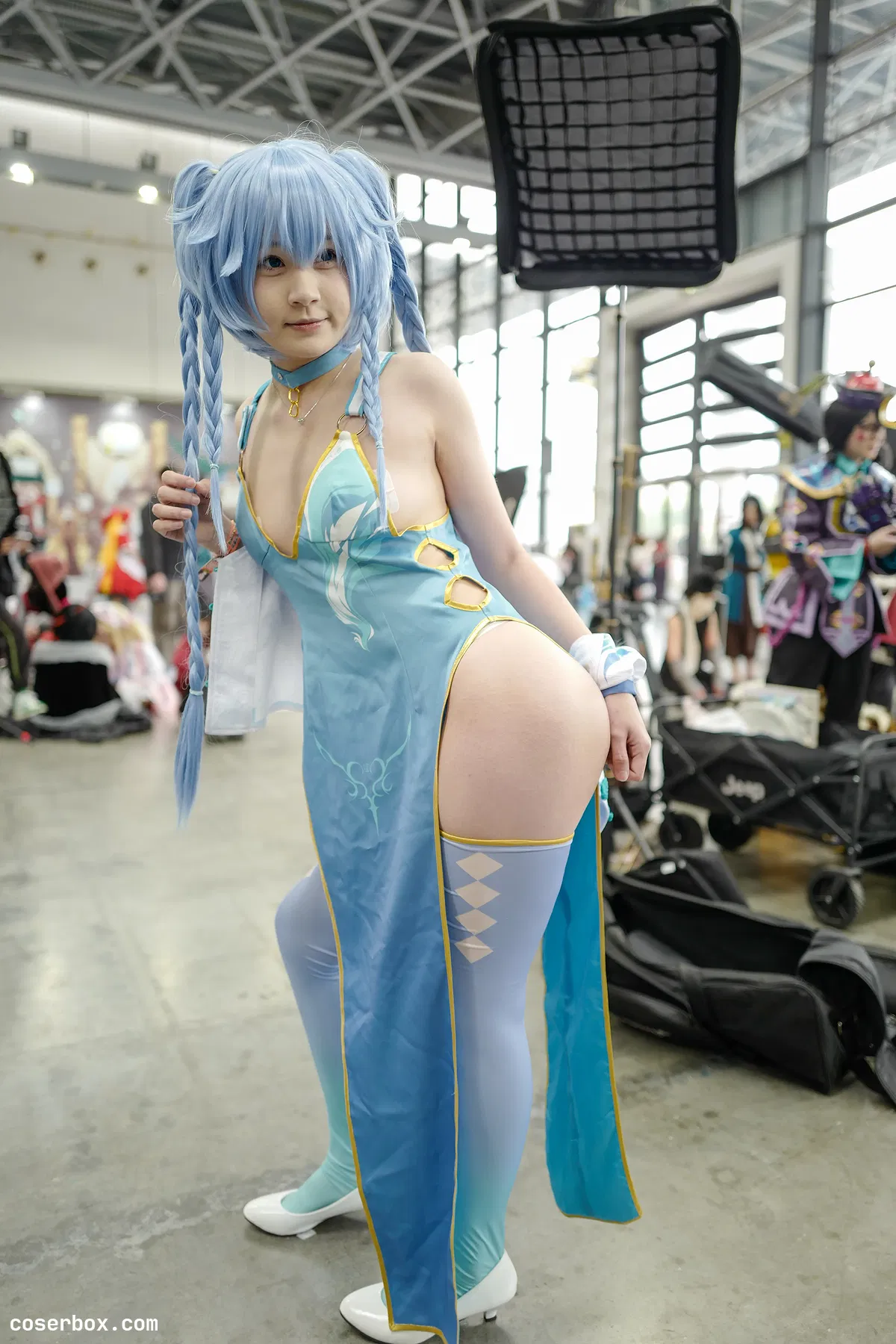 宿野suye 2025.09.21 雷姆旗袍 - 1