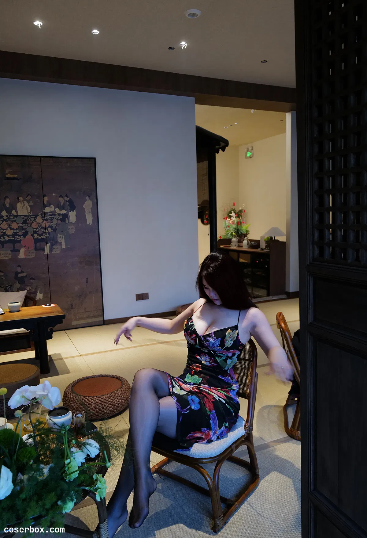 安妮yoo 2025.10.13 微密圈 豹纹旗袍 - 2