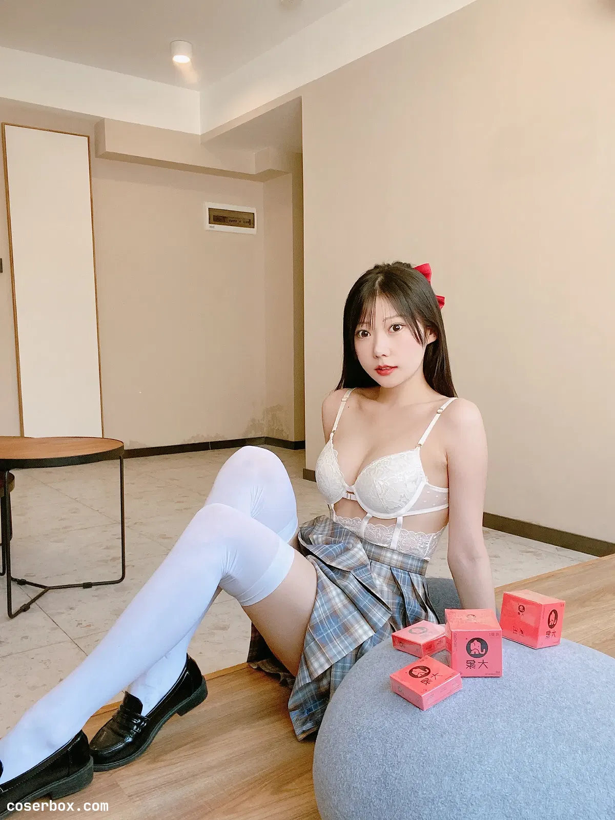 香草喵露露 2025.11.06 大象 JK格子裙 - 1